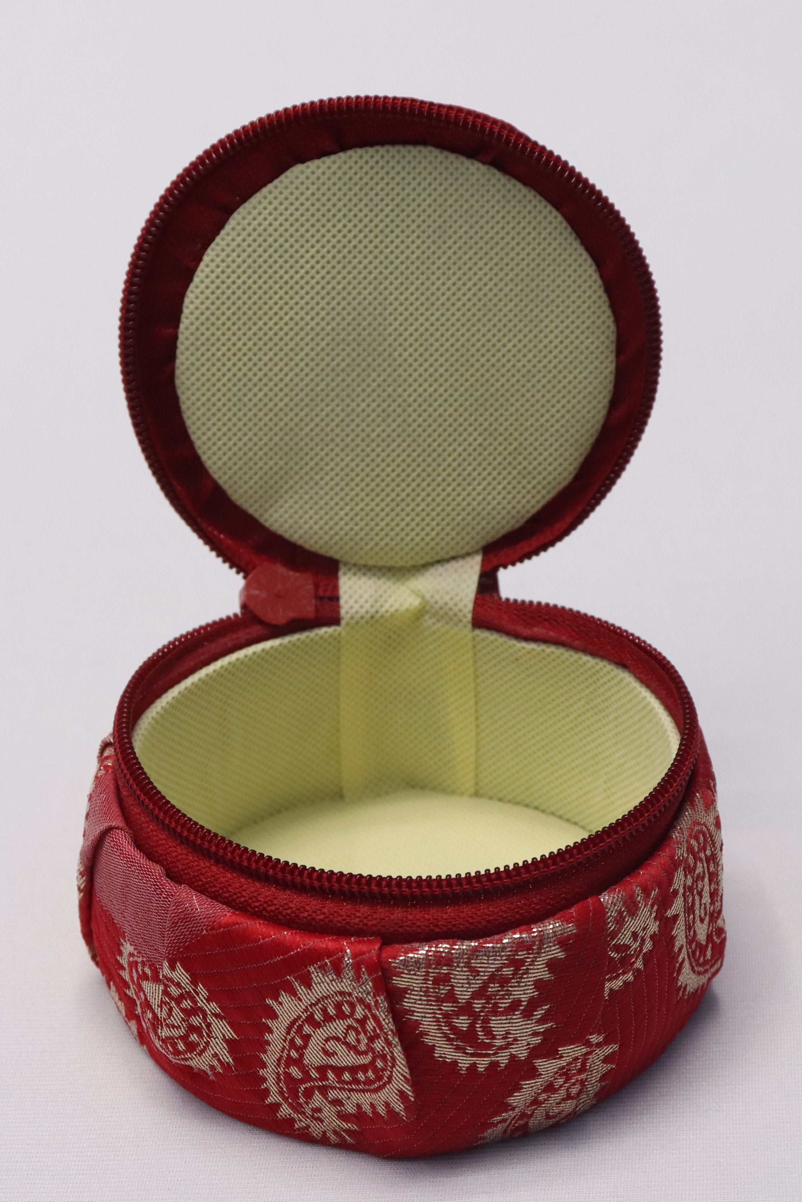 WOMENS/GIRLS JEWELLERY ROUND BANGLE BOX - RED GRABO365