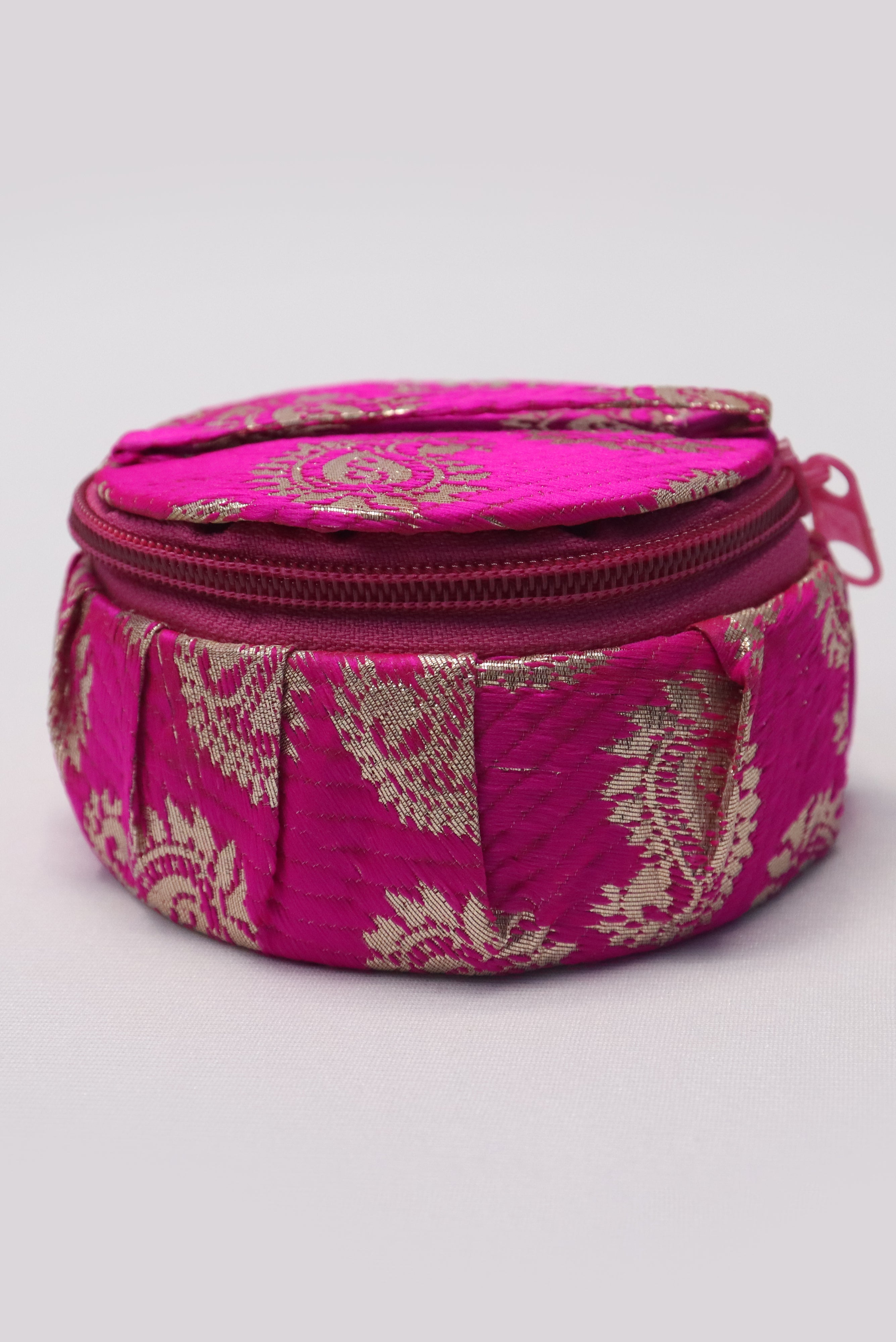 WOMENS/GIRLS JEWELLERY ROUND BANGLE BOX - PINK GRABO365