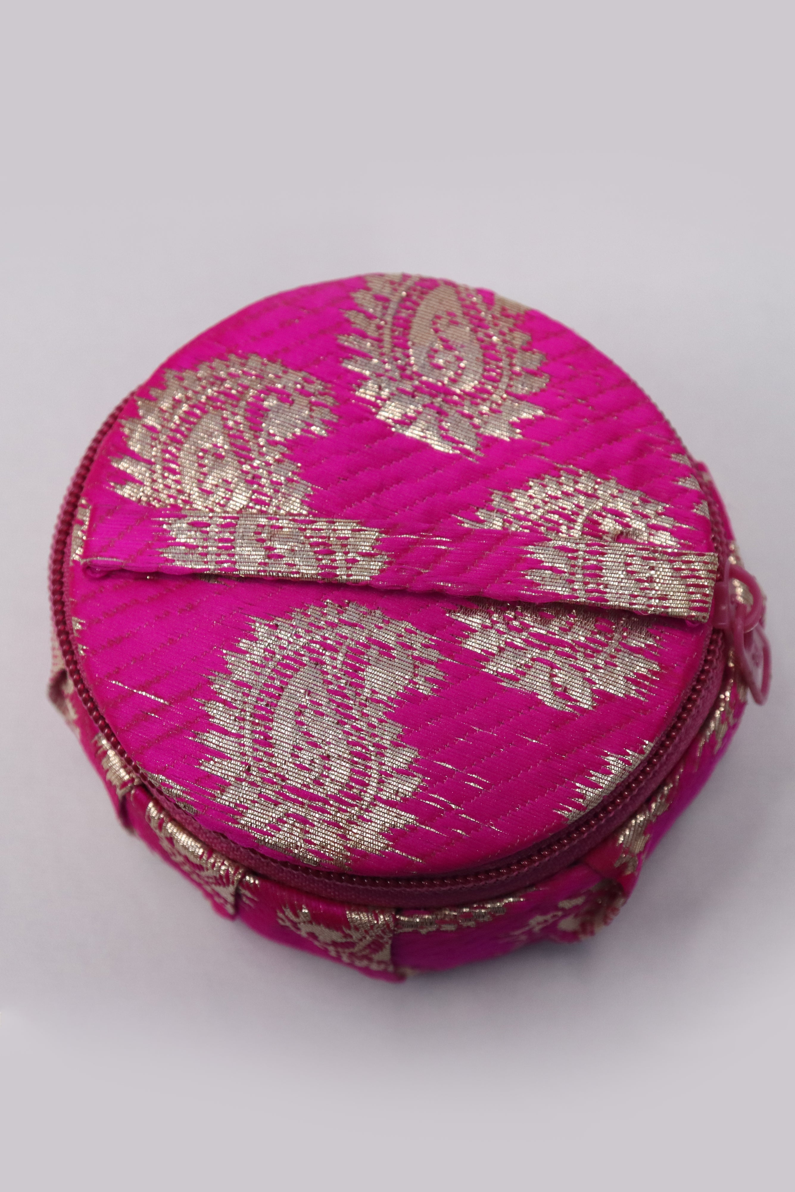 WOMENS/GIRLS JEWELLERY ROUND BANGLE BOX - PINK GRABO365