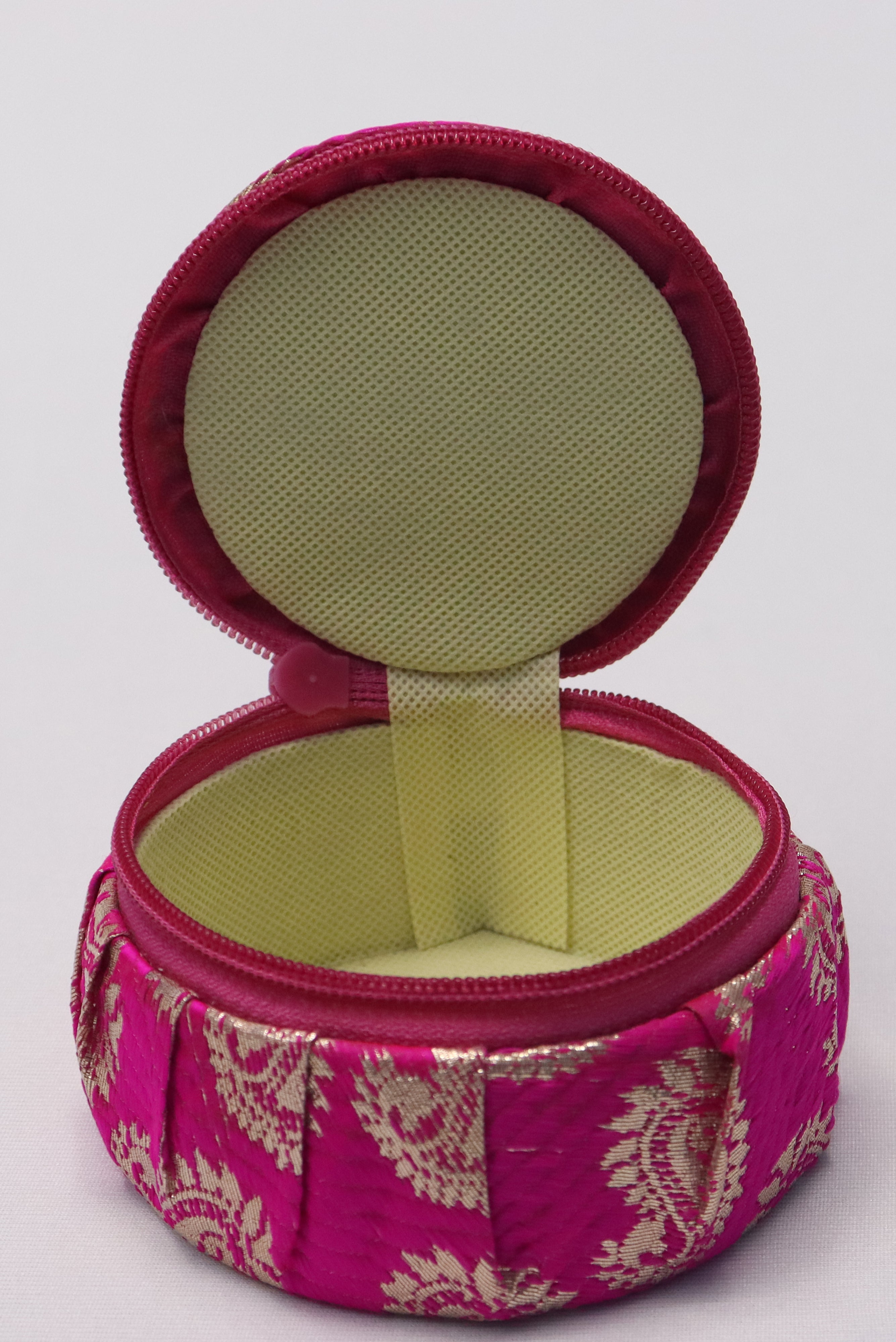 WOMENS/GIRLS JEWELLERY ROUND BANGLE BOX - PINK GRABO365