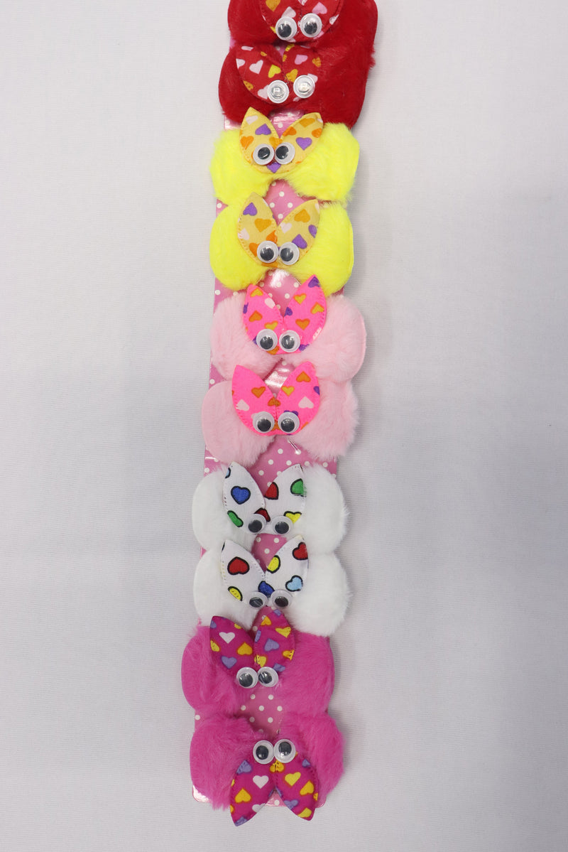 MULTICOLOUR KIDS CUTE HAIRCLIP SET - PACK OF 5 GRABO365