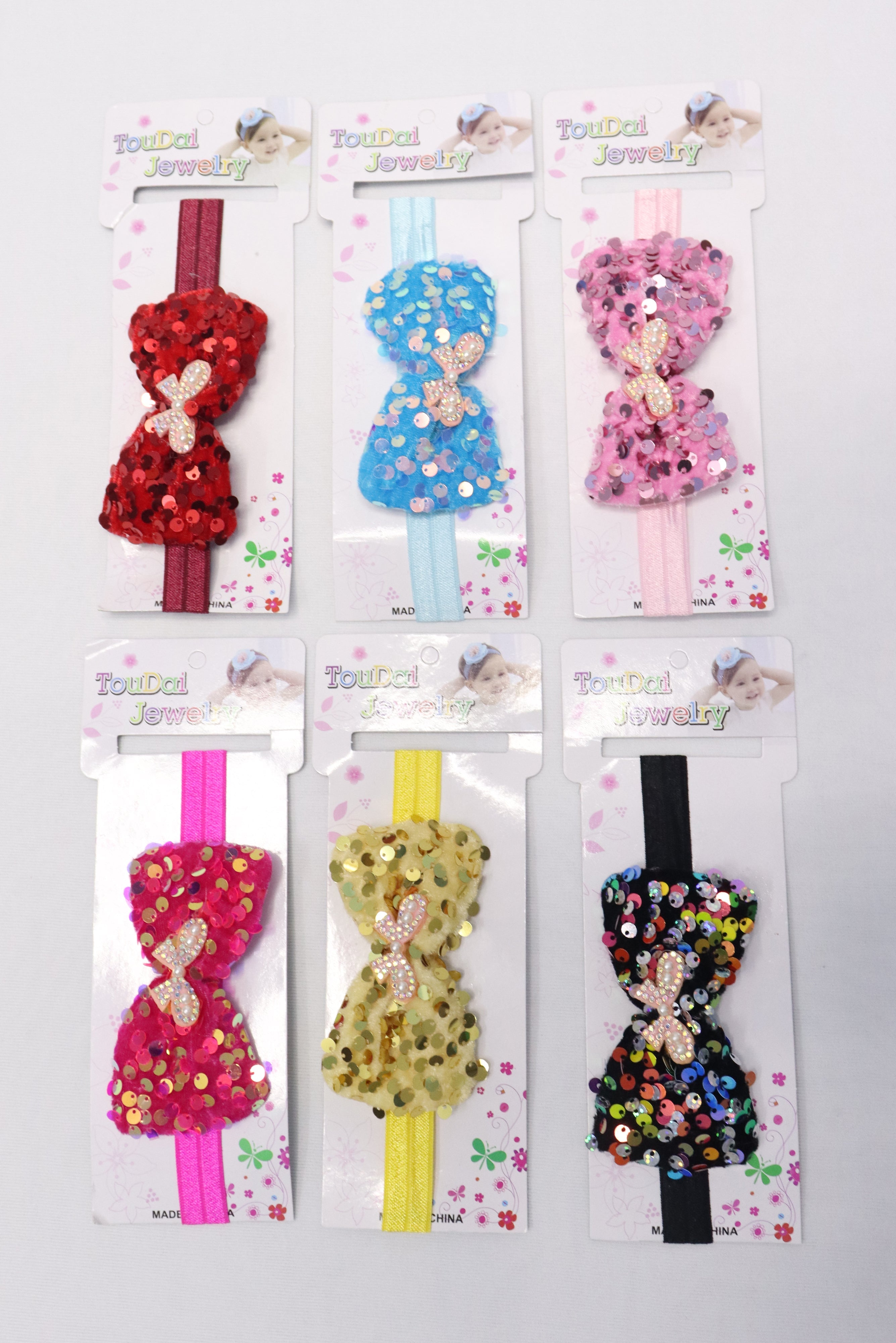 KIDS MULTICOLOUR HEADBAND/ALICE BAND SET OF 6 GRABO365