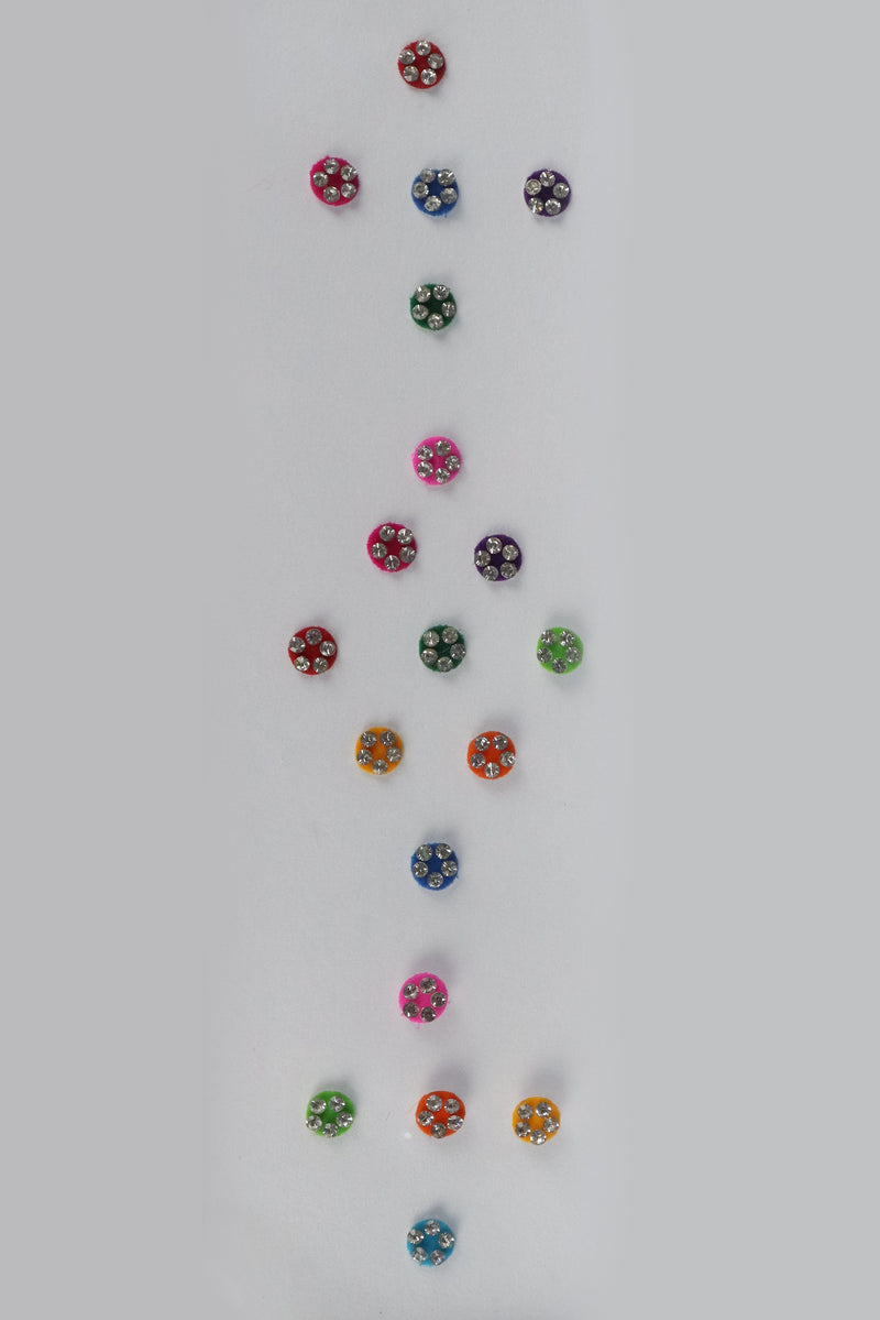 MULTICOLOUR FANCY STONE BINDI GRABO365