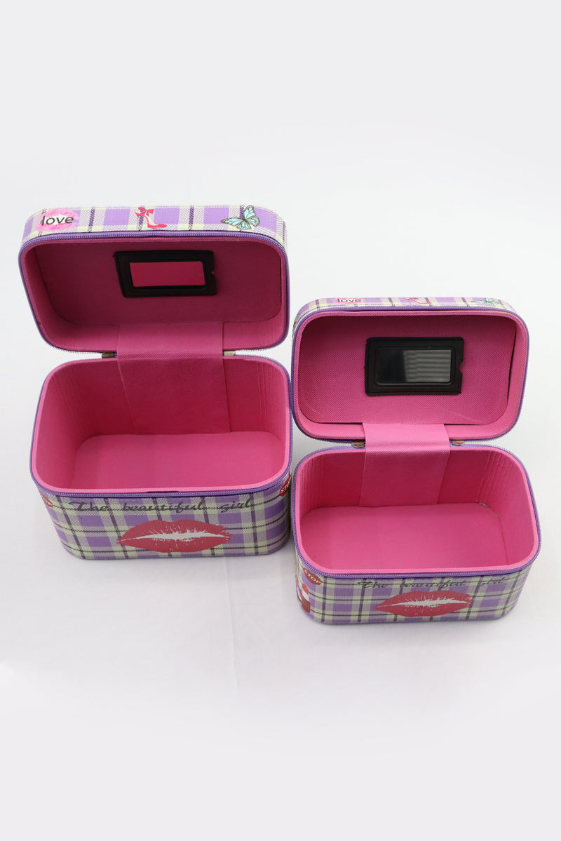 PROFESSIONAL MAKEUP COSMETIC VANITY BOX-SET OF 2 GRABO365