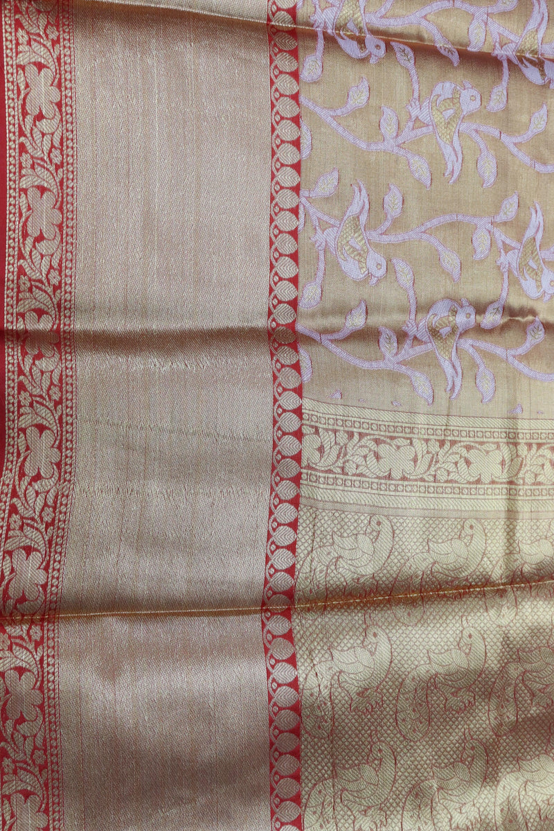 MAROON BROCADE WARM SILK SAREE GRABO365