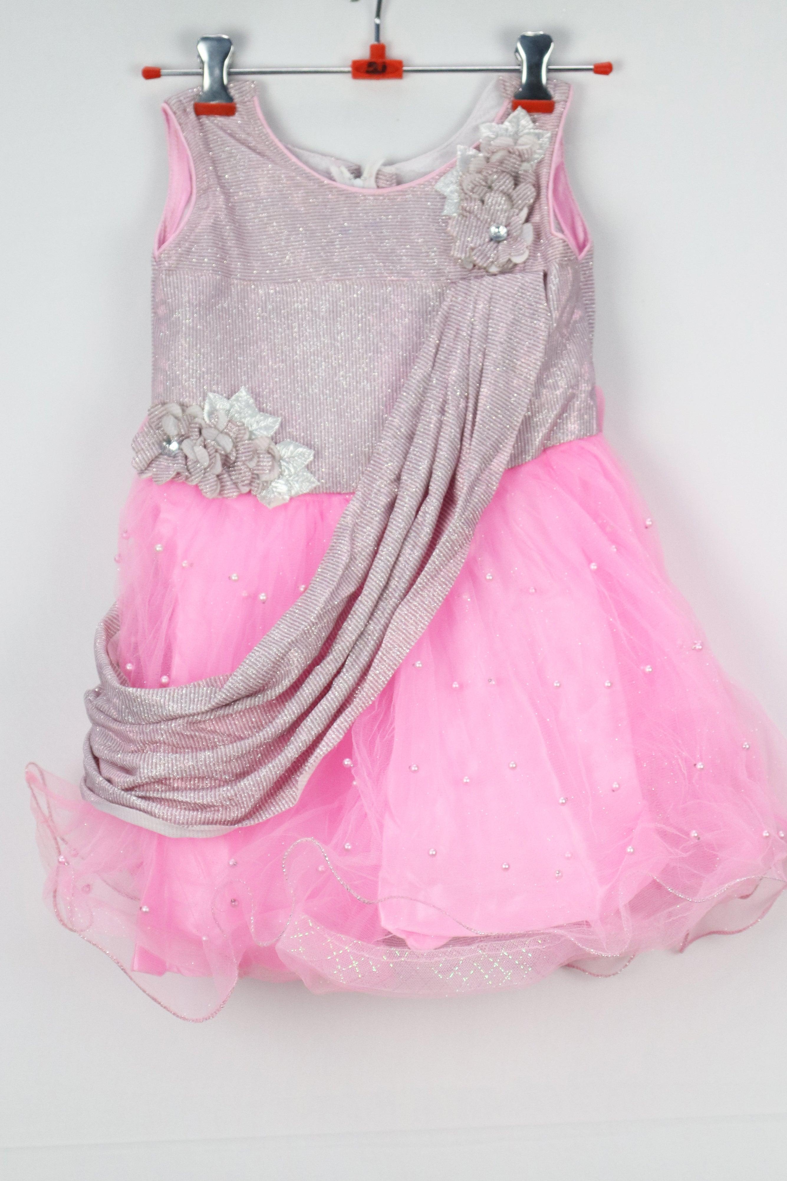 KIDS GIRLS DRESS - PINK GRABO365