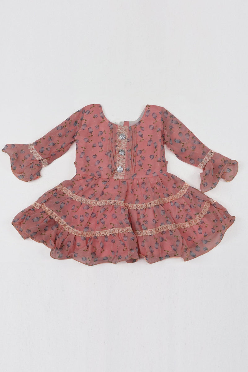 KIDS BABY GIRL DRESS - CARNATION PINK GRABO365