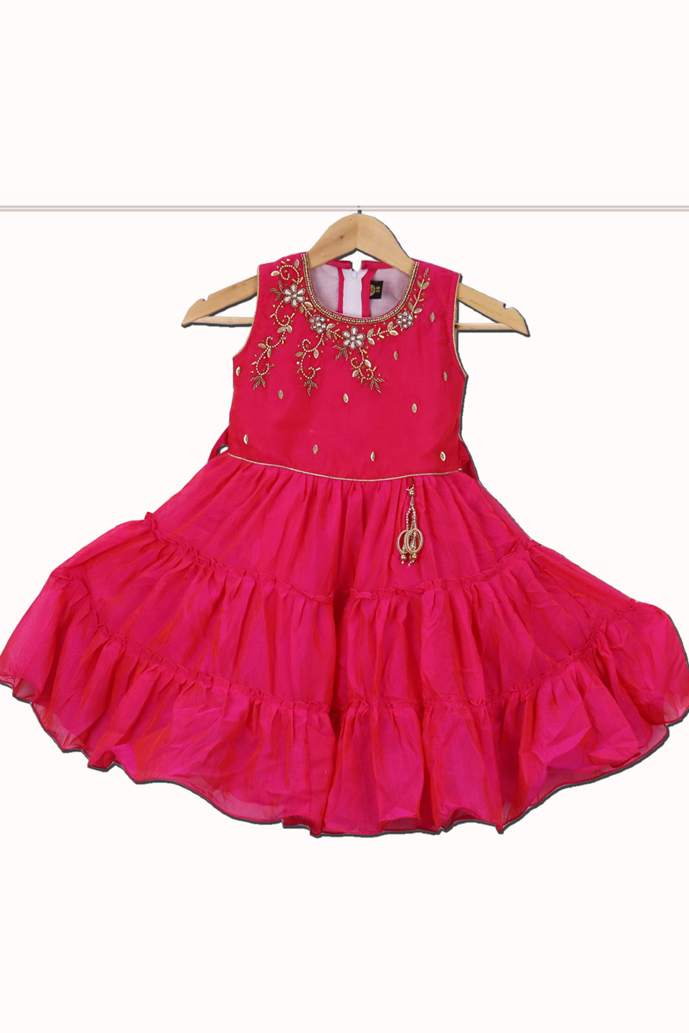 KIDS BABY GIRL DRESS - PINK GRABO365