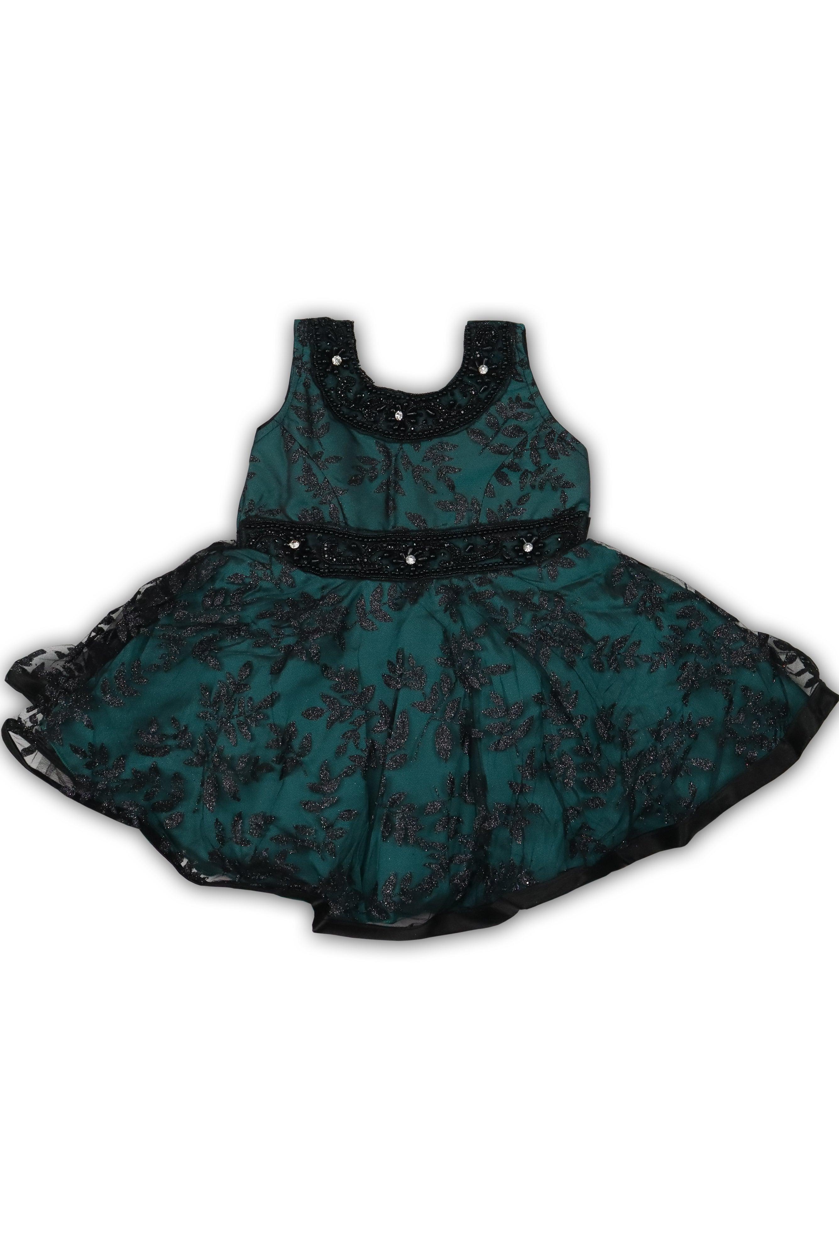 KIDS BABY GIRLS DRESS - TEAL GRABO365