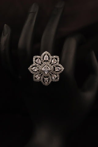 CZ STONE STUDDED PREMIUM FINGER RING