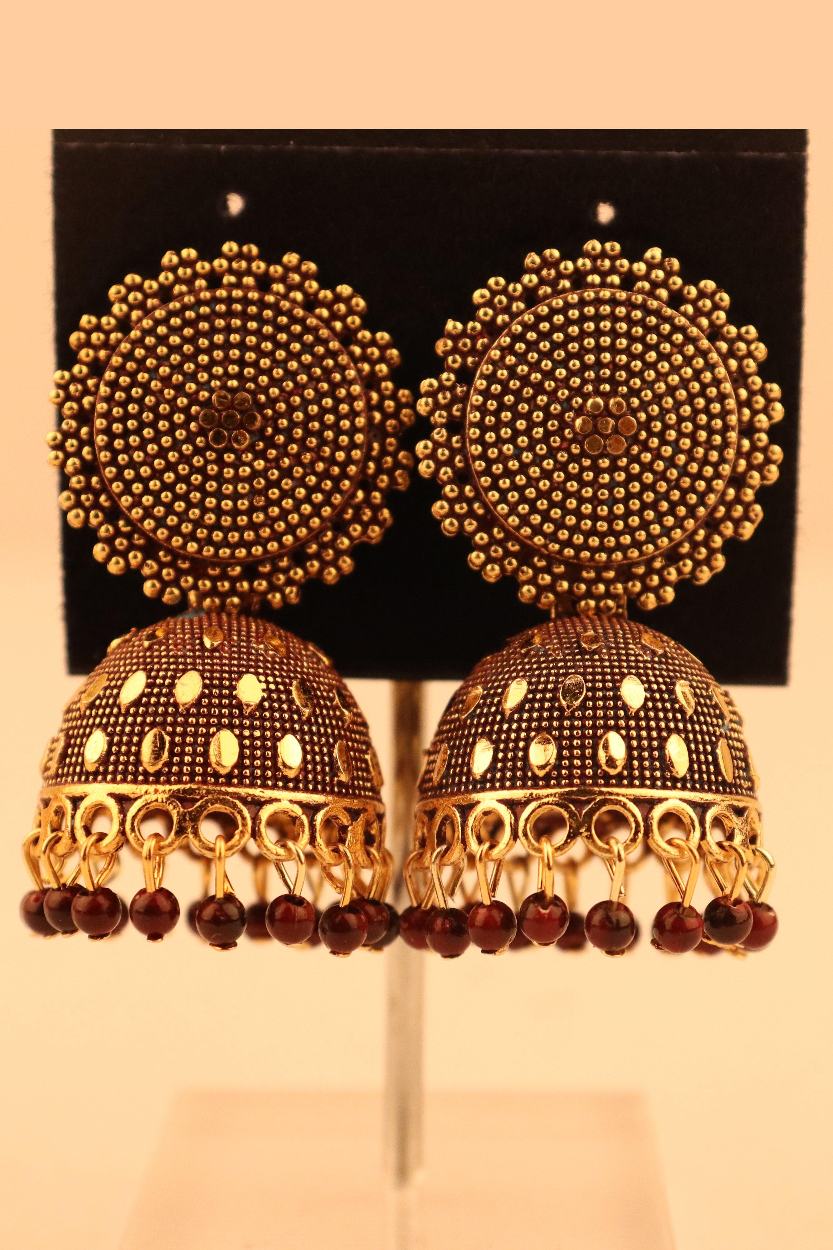 TRADITIONAL FANCY JHUMKA EARRINGS GRABO365