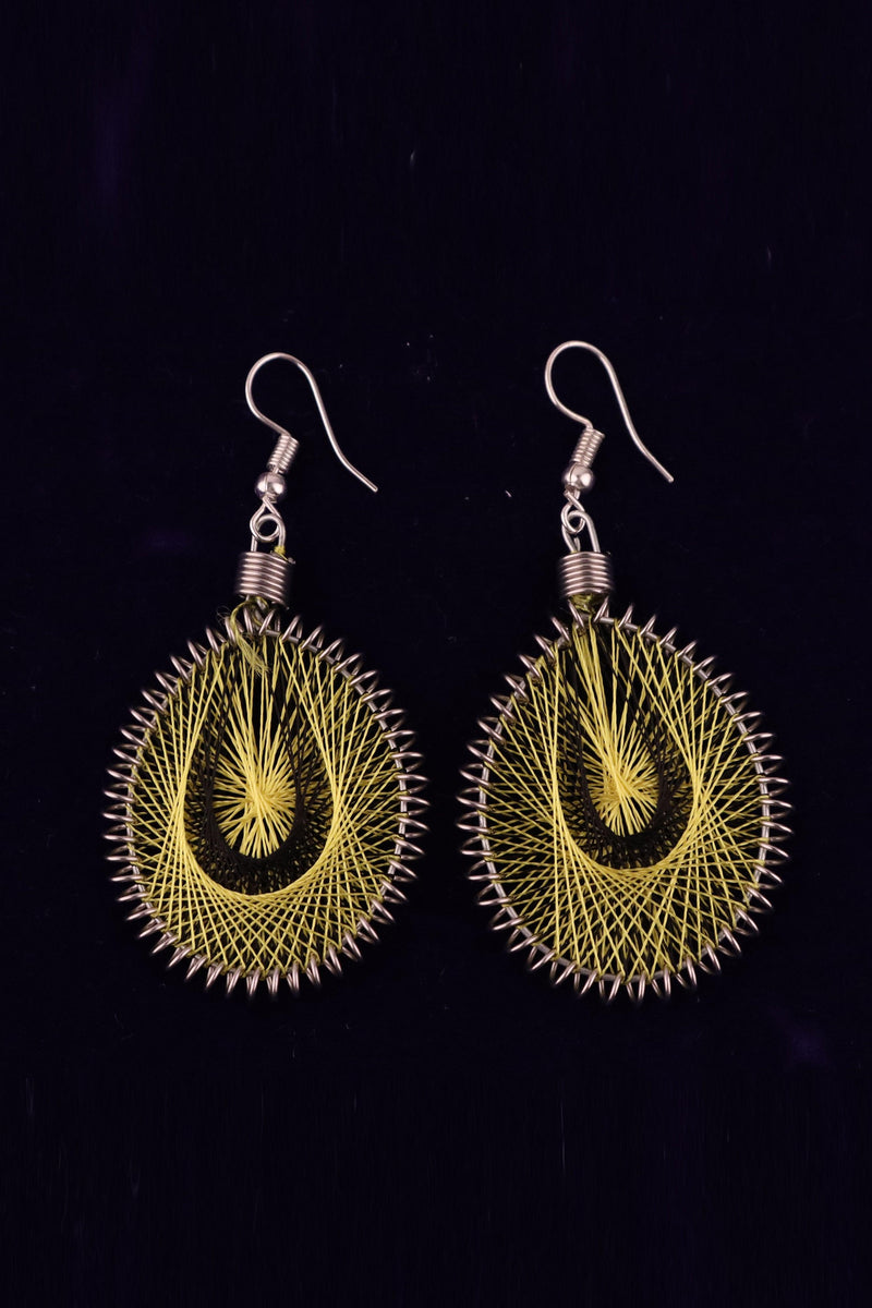 HANDMADE SILK THREAD EARRINGS GRABO365