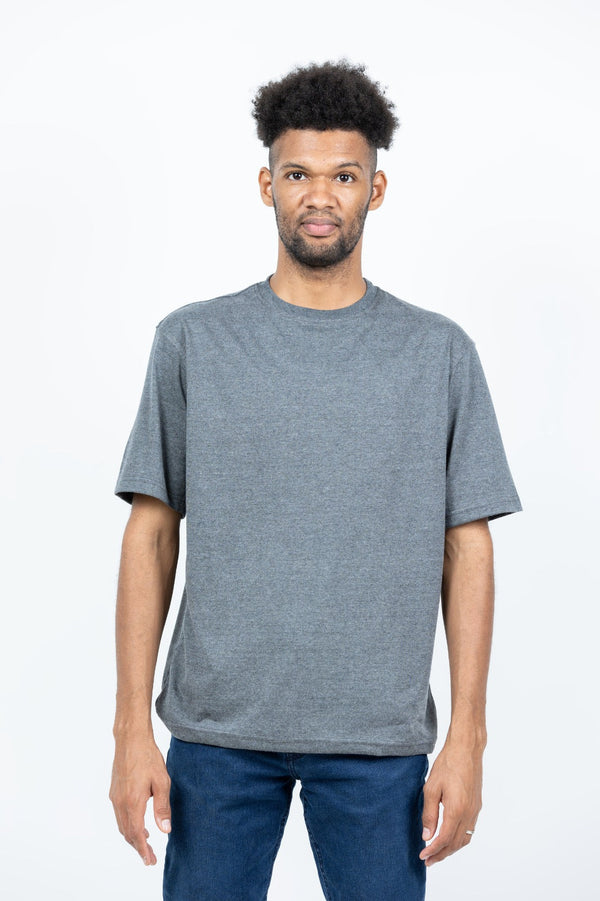 GRABO365® DESIGN Oversized T-shirt with crew neck in Grey GRABO365