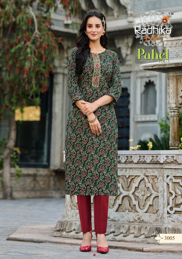 WOMEN'S DESIGNER PRINTED KURTIS GRABO365