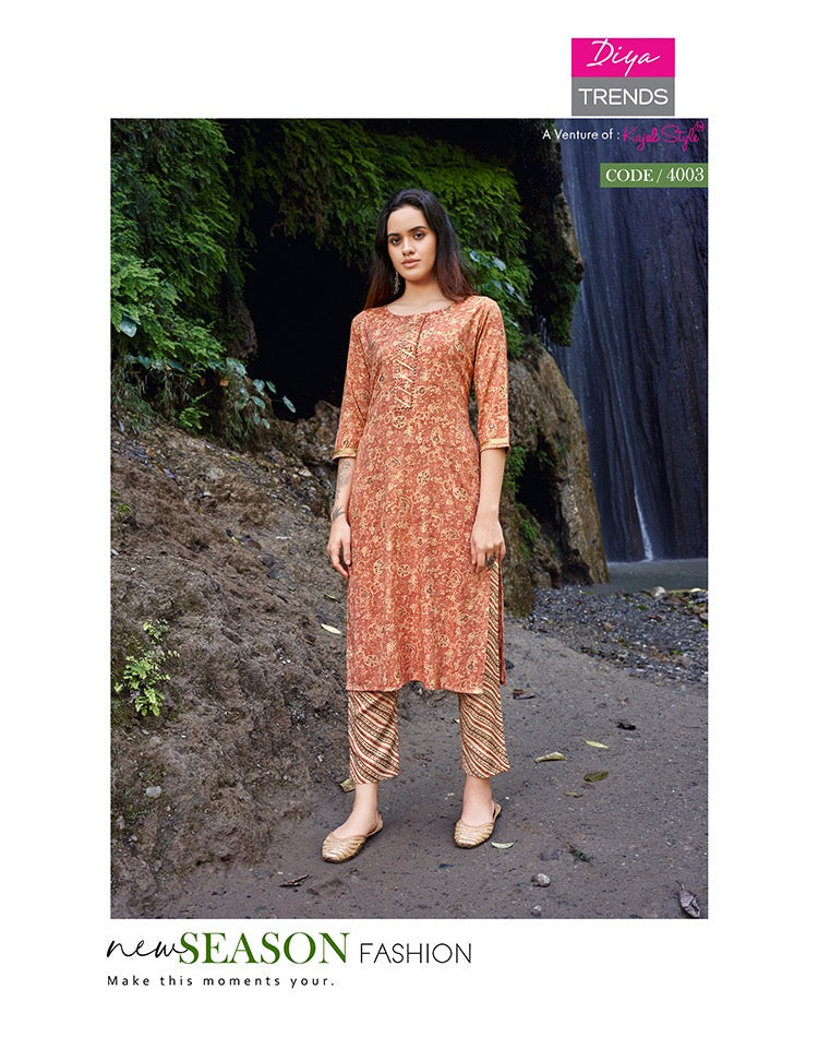 WOMEN'S CASUAL KURTI WITH BOTTOM COLLECTION GRABO365