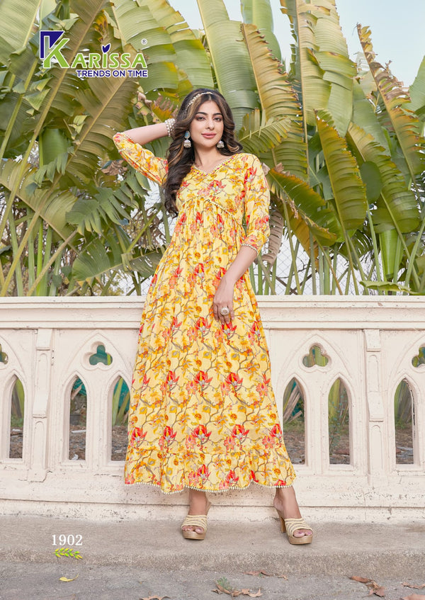 WOMEN'S DESIGNER LONG ANARKALI KURTIS GRABO365