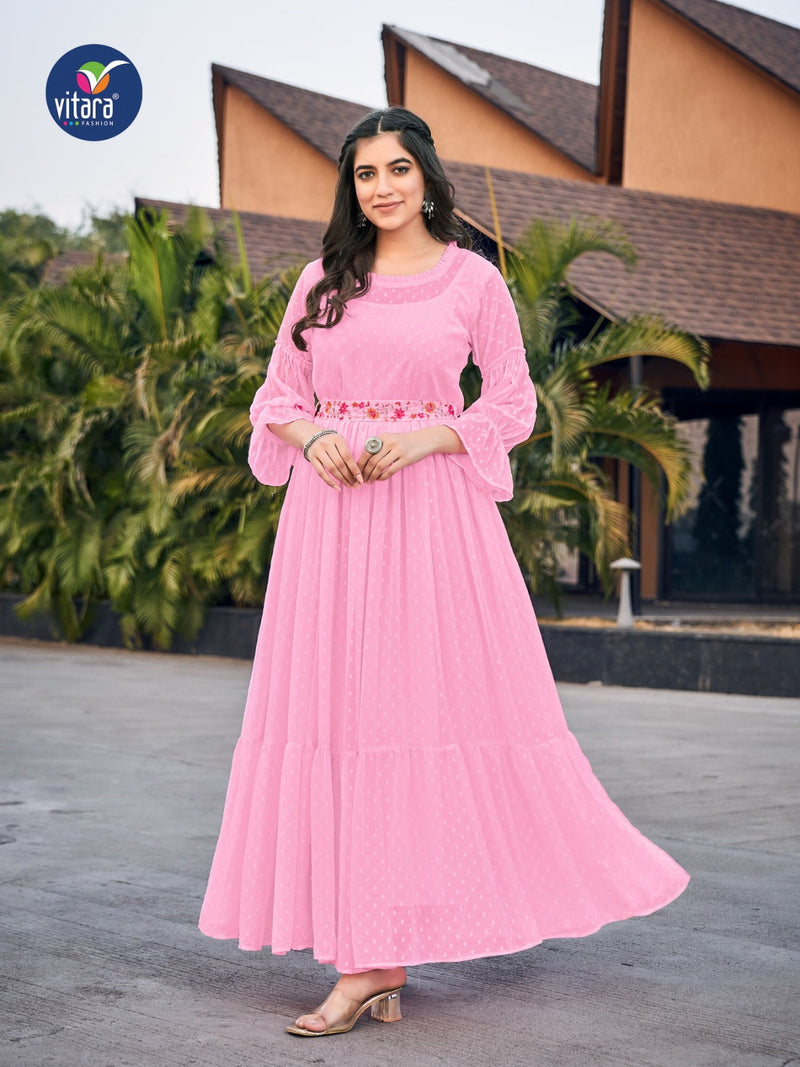 WOMENS DESIGNER EXCLUSIVE ANARKALI KURTI GRABO365